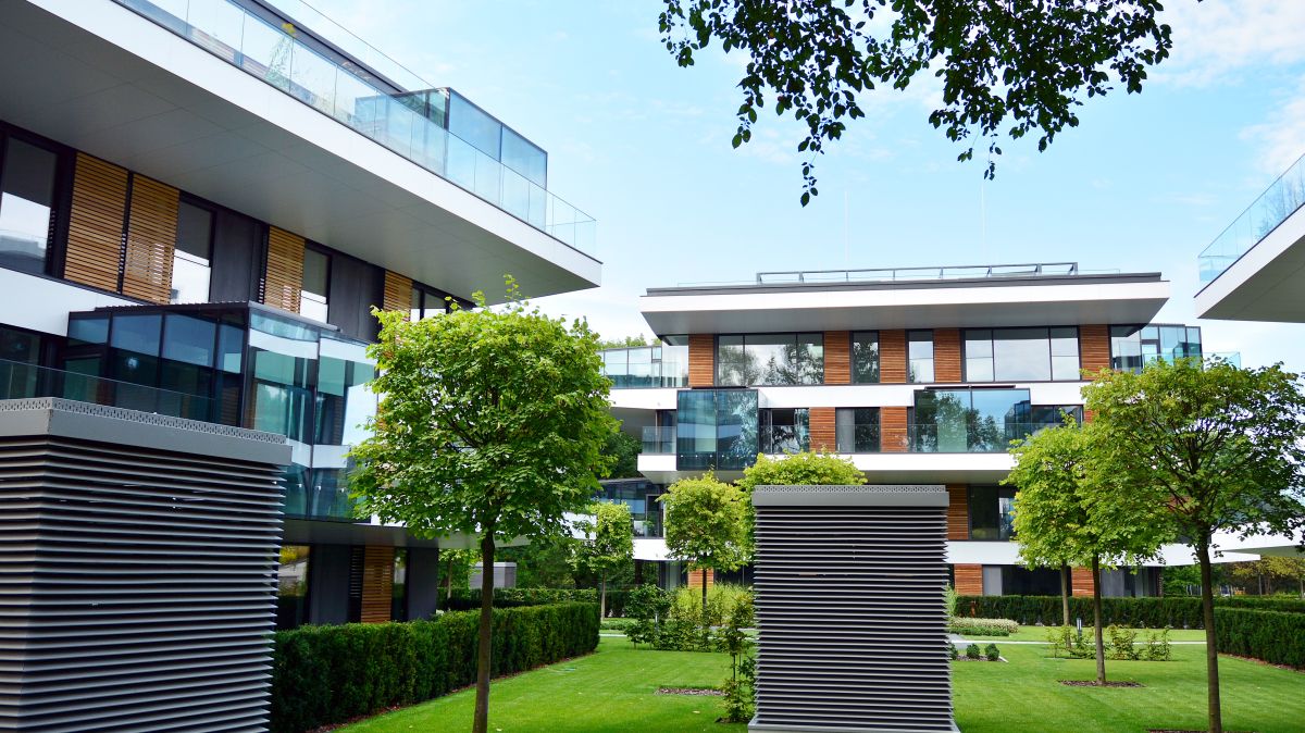 Beispiel für moderne Wohnbauten